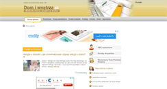 Desktop Screenshot of domiwnetrza.pl